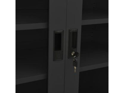 Armoire, 90 x 40 x 90 cm, grise