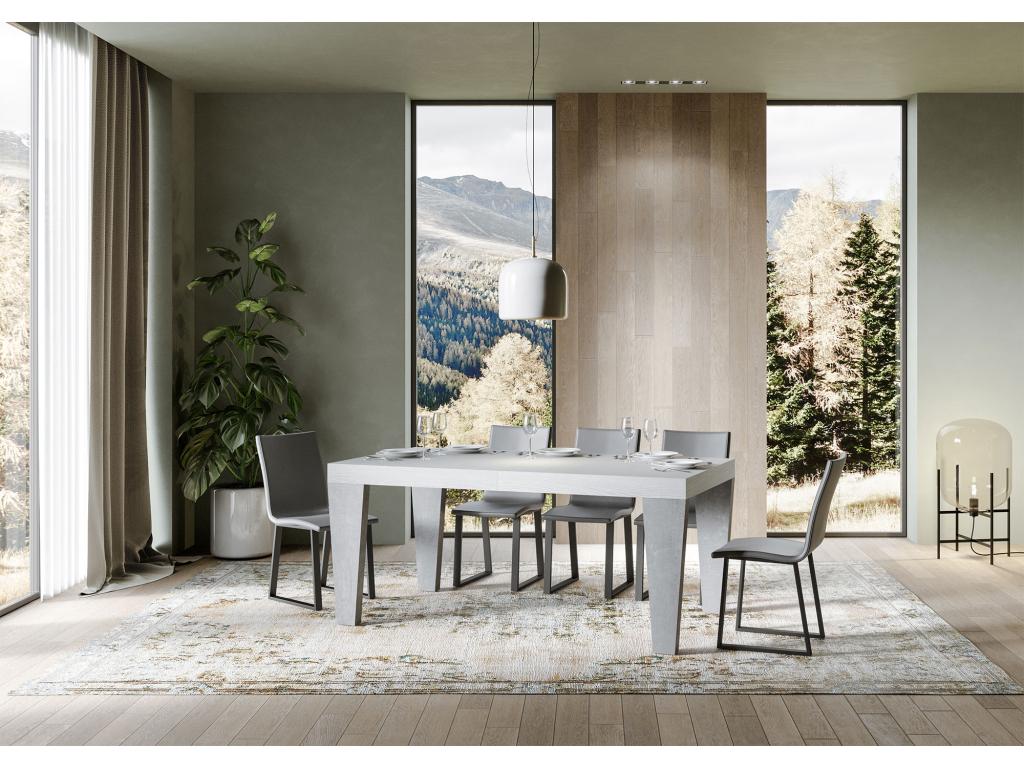 Table, 90 x 160 cm, blanche