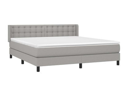 Matelas en tissu, 180 x 200 cm, gris