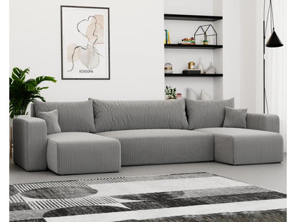 Canapé en tissu gris