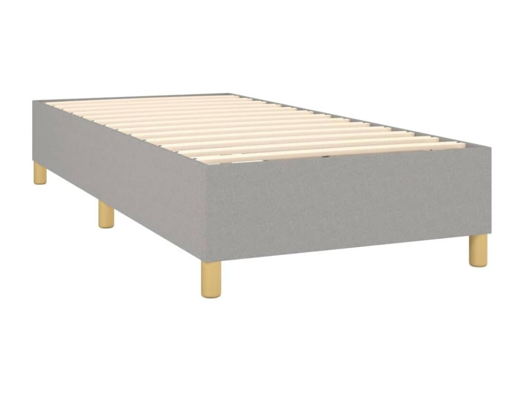 Matelas en tissu, 100 x 200 cm, gris
