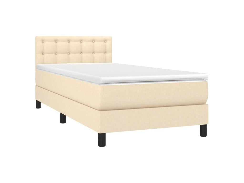 Matelas en tissu, 90 x 200 cm, blanc