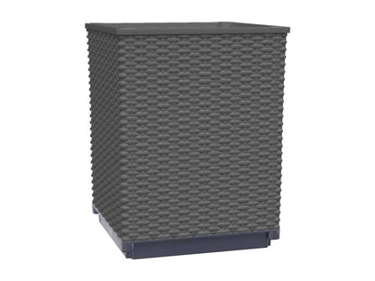 Ensemble de 2 pièces, 30 x 30 x 37 cm, noir