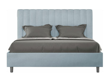 Cadre de lit, 160 x 200 cm, bleu