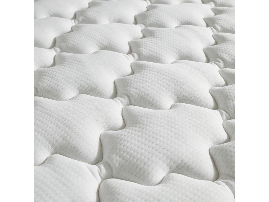 Sommier à ressorts, 160 x 200 cm, gris