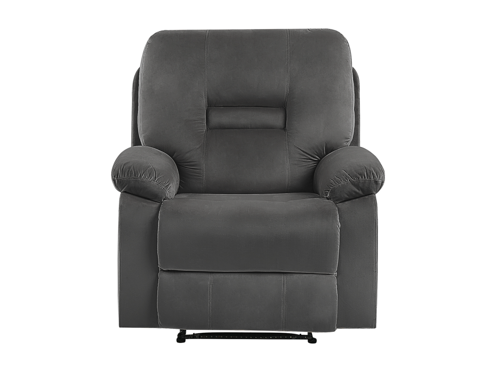 Fauteuil d'appoint en velours gris