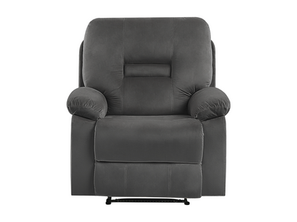 Fauteuil d'appoint en velours gris