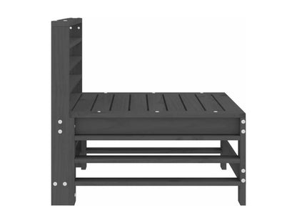 Produit en bois de pin en 2 pièces, gris