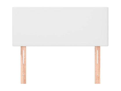 Cadre de lit en similicuir, 90 x 5 x 78 cm, blanc