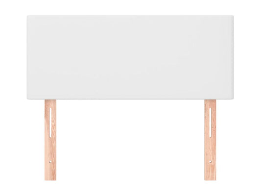 Cadre de lit en similicuir, 90 x 5 x 78 cm, blanc