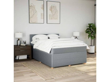 Matelas en tissu, 160 x 200 cm, gris