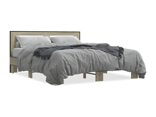 Matelas en bois de chêne, 160 x 200 cm, marron