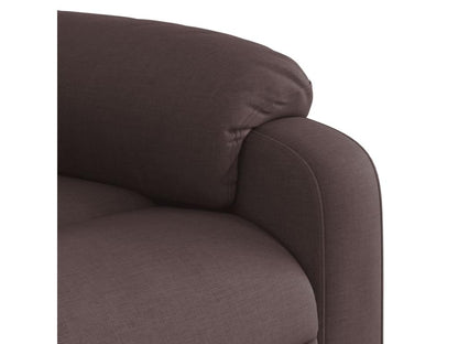 Fauteuil d'appoint en tissu marron