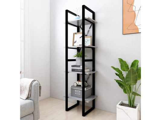 Bibliothèque, 40 x 30 x 140 cm, grise