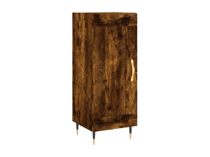Buffet en bois d'ingénierie, 34,5 x 34 x 90 cm, marron