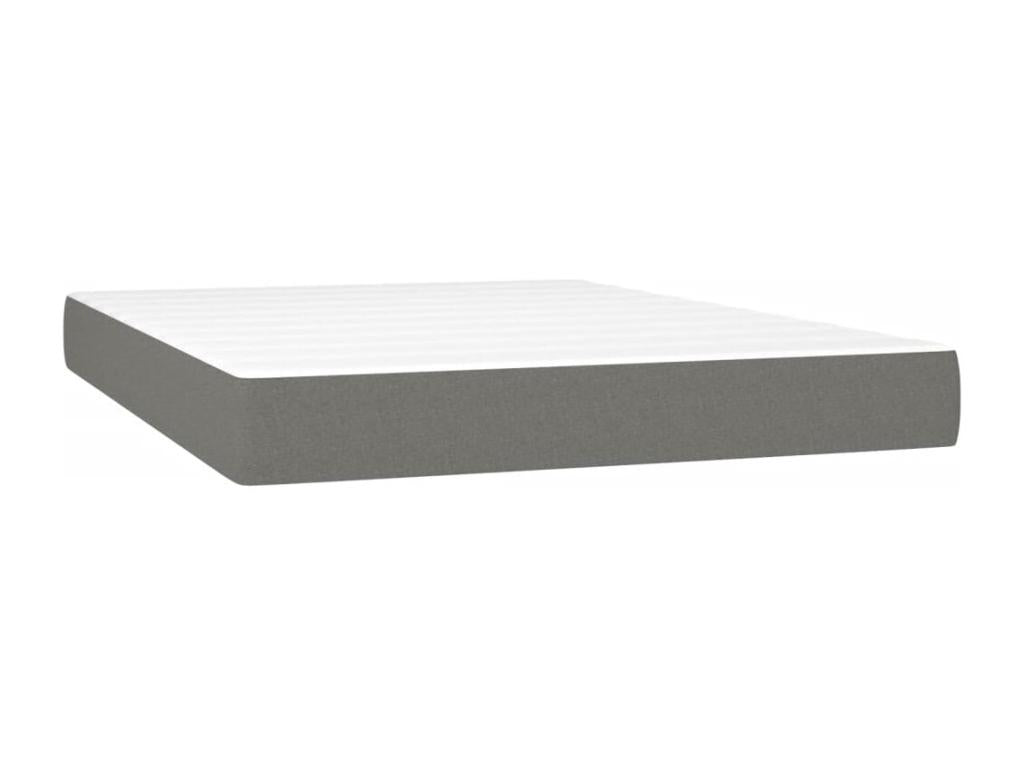 Matelas en tissu, 140 x 200 cm, gris