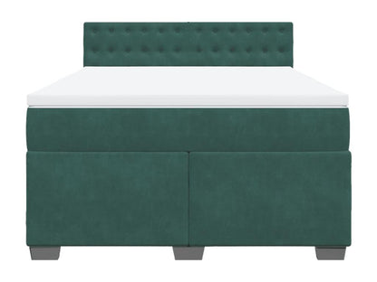 Matelas en velours, 160 x 200 cm, vert