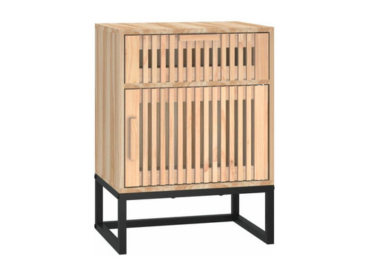 Ensemble de 2 pièces, 40 x 30 x 55,5 cm, marron