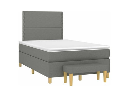 Matelas en tissu, 120 x 200 cm, gris