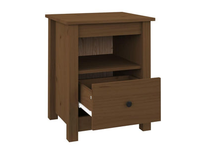 Ensemble de 2 pièces en pin, 40 x 35 x 49 cm, marron