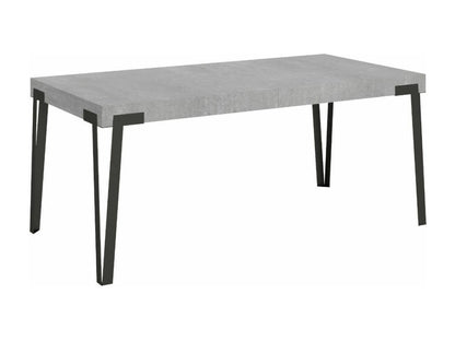 Table en métal, blanche