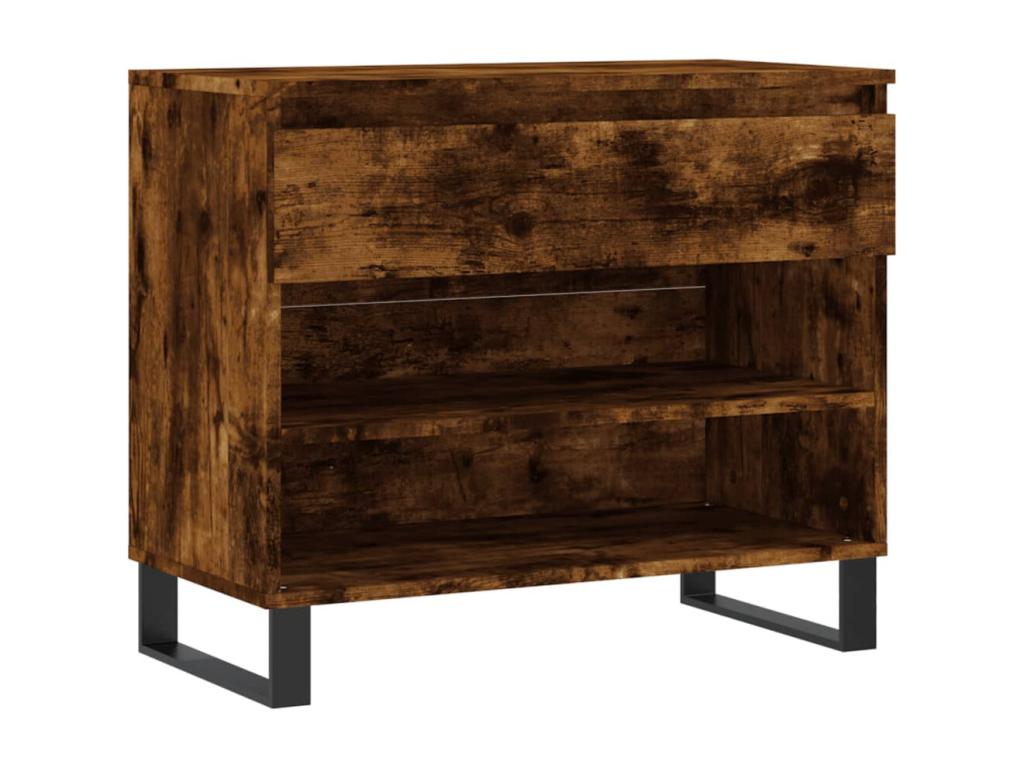 Armoire en bois d'ingénierie, 70 x 36 x 60 cm, couleur naturelle claire