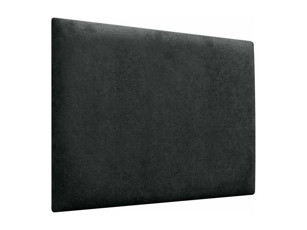 Cadre de lit en tissu, noir