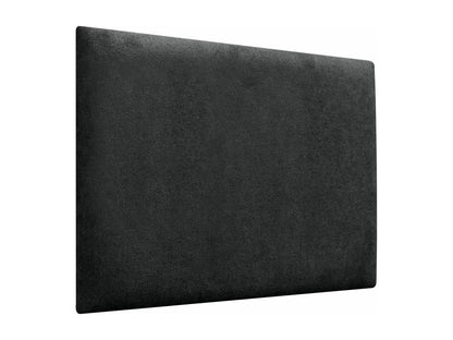 Cadre de lit en tissu, noir