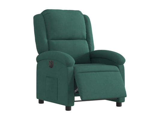 Fauteuil d'appoint en velours vert