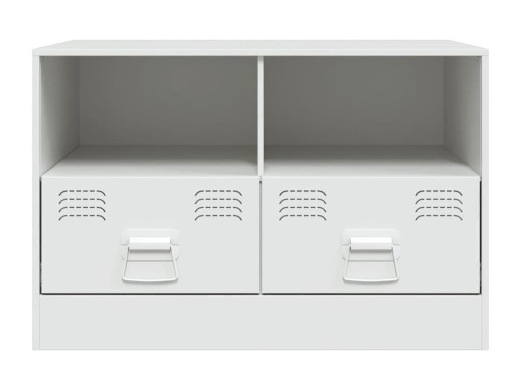 Meuble TV, 67 x 39 x 44 cm, blanc