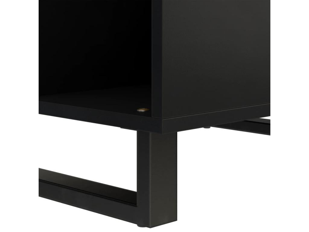 Table basse en bois de manguier, 60 x 50 x 35 cm, marron