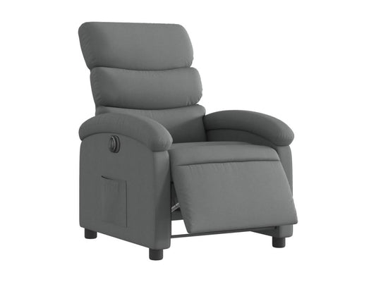 Fauteuil d'appoint en tissu gris