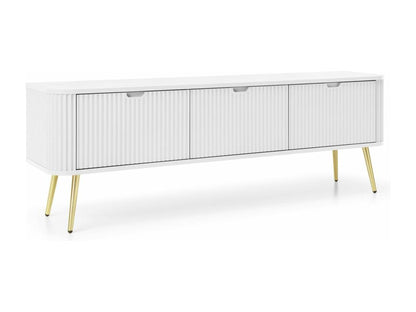 Meuble TV 3 portes, blanc