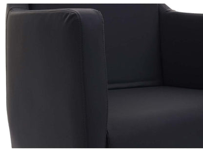 Fauteuil d'appoint en métal, 72 x 85 x 80 cm, gris