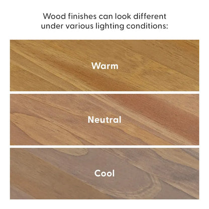 Banc d'entrée simple en bois de style Mid-Century, Plank and Beam - 41,3 cm L x 16,5 cm l x 17,5 cm H