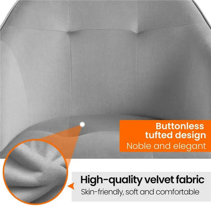 Chaise de bureau Yaheetech pour bureau à domicile, chaise d'ordinateur pivotante à 360° et réglable en hauteur