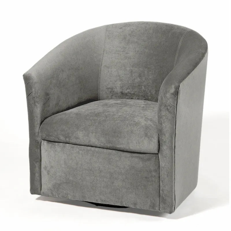 Fauteuil pivotant Ellery en microfibre moderne de Greyson Living