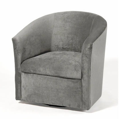 Fauteuil pivotant Ellery en microfibre moderne de Greyson Living
