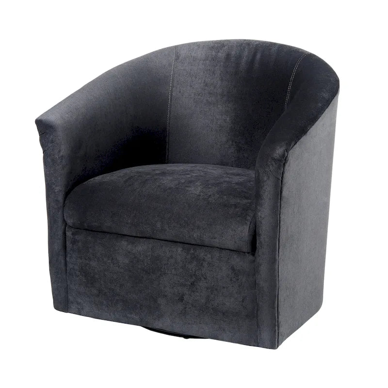 Fauteuil pivotant Ellery en microfibre moderne de Greyson Living