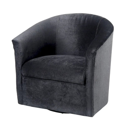 Fauteuil pivotant Ellery en microfibre moderne de Greyson Living