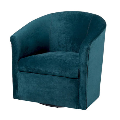 Fauteuil pivotant Ellery en microfibre moderne de Greyson Living