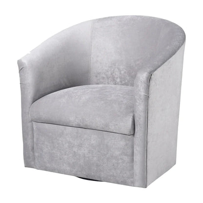 Fauteuil pivotant Ellery en microfibre moderne de Greyson Living