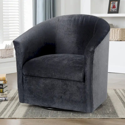 Fauteuil pivotant Ellery en microfibre moderne de Greyson Living