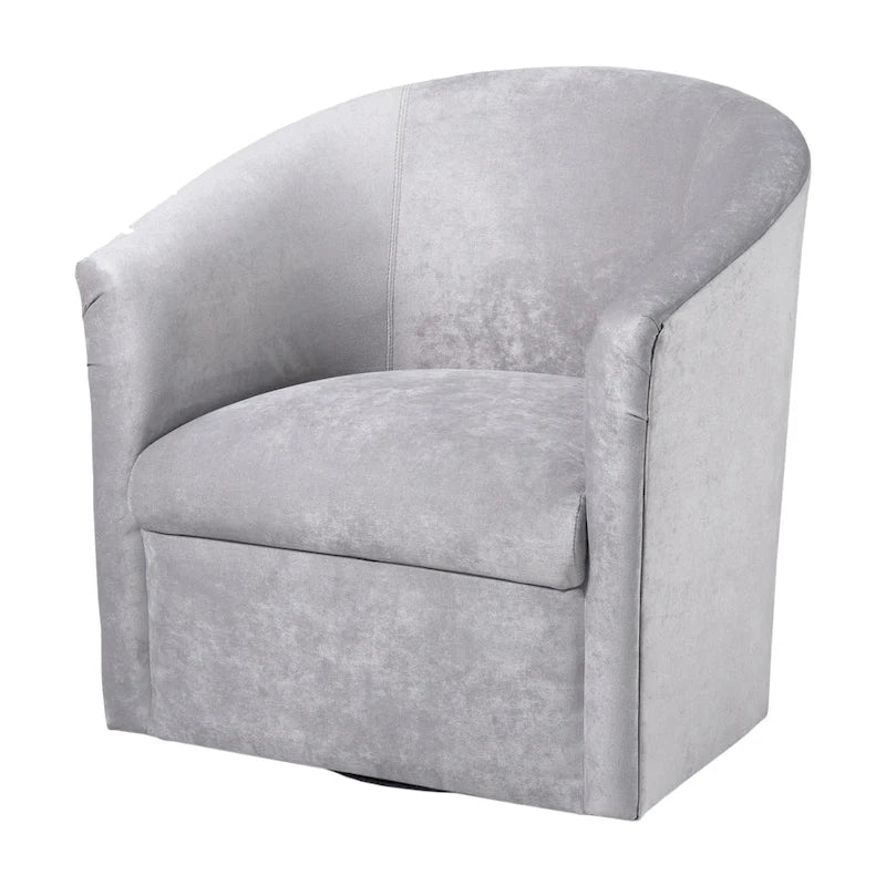 Fauteuil pivotant Ellery en microfibre moderne de Greyson Living