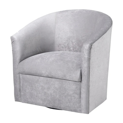 Fauteuil pivotant Ellery en microfibre moderne de Greyson Living