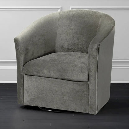 Fauteuil pivotant Ellery en microfibre moderne de Greyson Living