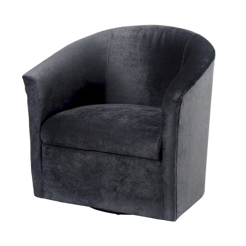 Fauteuil pivotant Ellery en microfibre moderne de Greyson Living
