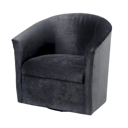 Fauteuil pivotant Ellery en microfibre moderne de Greyson Living