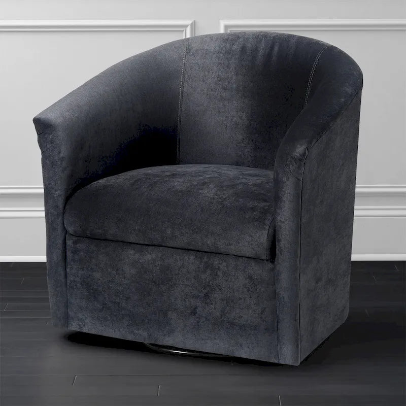 Fauteuil pivotant Ellery en microfibre moderne de Greyson Living