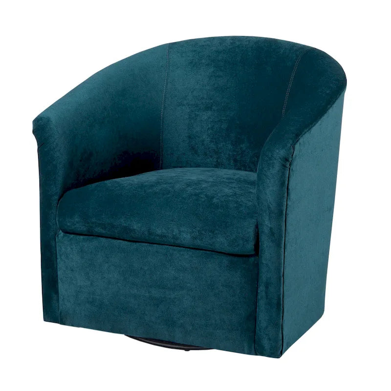 Fauteuil pivotant Ellery en microfibre moderne de Greyson Living